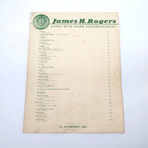 The Star (from Plato) 1940 Vintage Sheet Music Lummis Rogers G Schirmer Inc